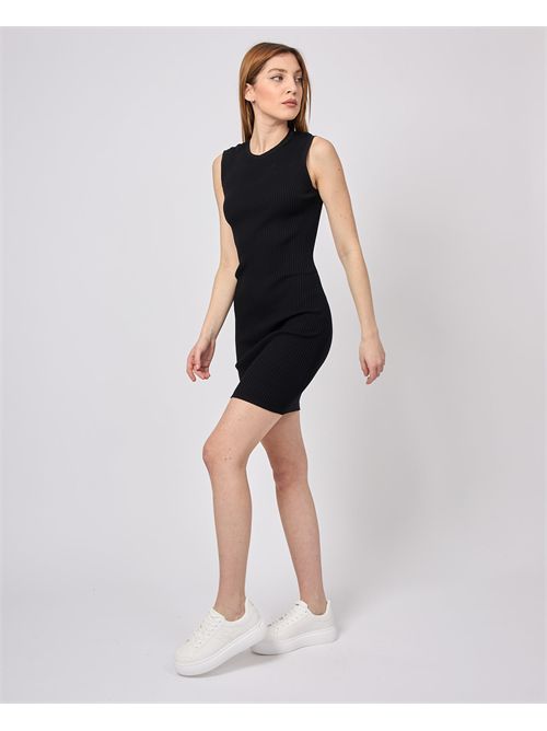 Silvian Heach ribbed knit short dress SILVIAN HEACH | GPP25078VEBLACK